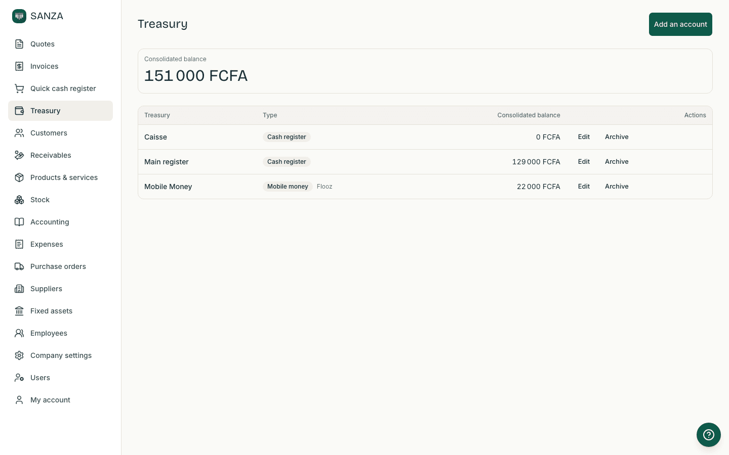 Cash flow under control